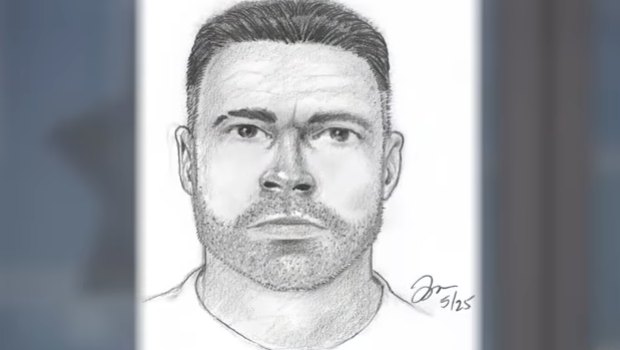 Sketch of suspect who was fought off by girl with jiu-jitsu training